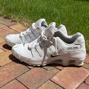 Men’s Nike Shox White Athletic Shoes (Sz 14)